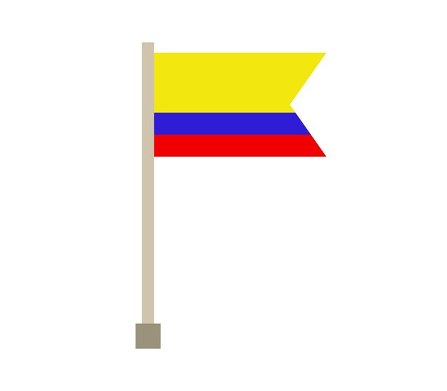 Kolumbianische flagge