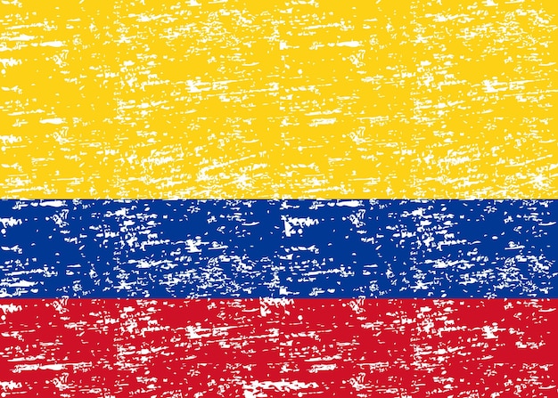 Vektor kolumbien-flagge nationalflagge von kolumbien