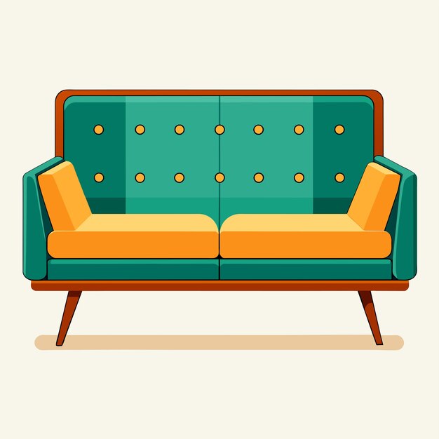 Vektor komfortable sofas vektor-illustration