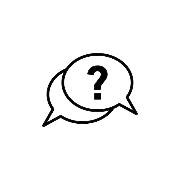 Kommentar-Ikonen Ideal für häufig gestellte Fragen und Anfragen