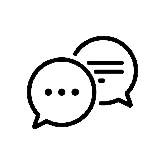 Kommentarvektorsymbol Kommentarblase Sprechblase