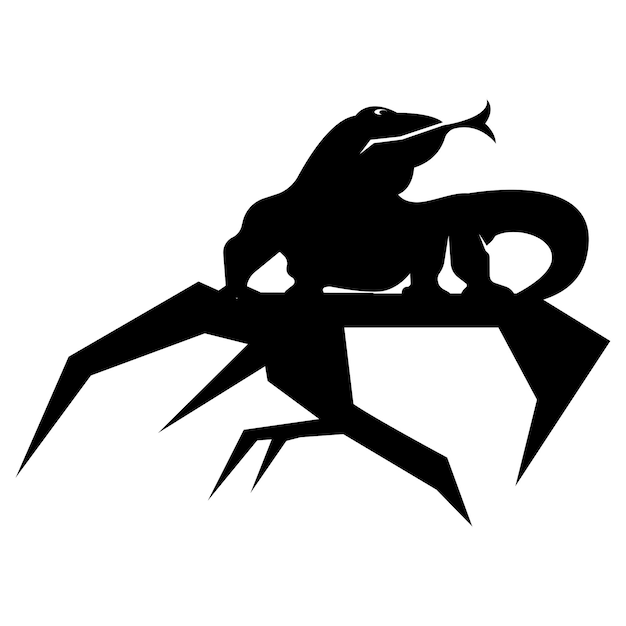 Komodo-logo-icon-design-vektorillustration