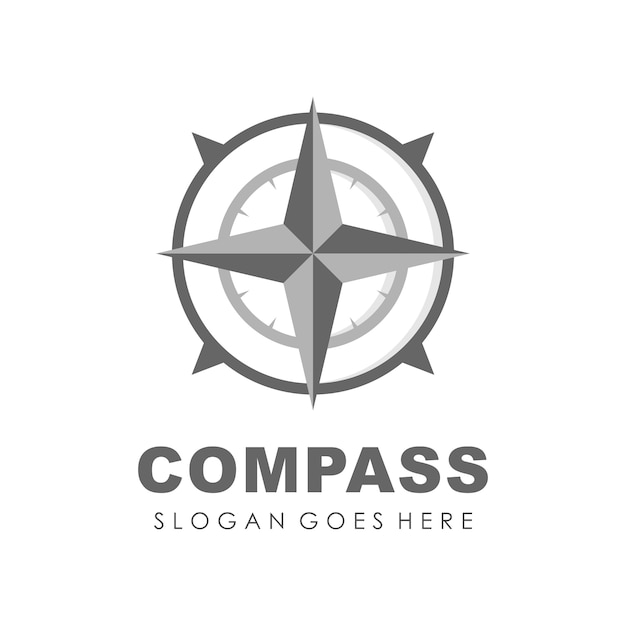 Vektor kompass-logo-design