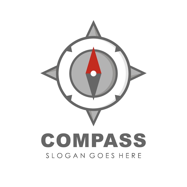 Vektor kompass-logo-entwurfsvorlage