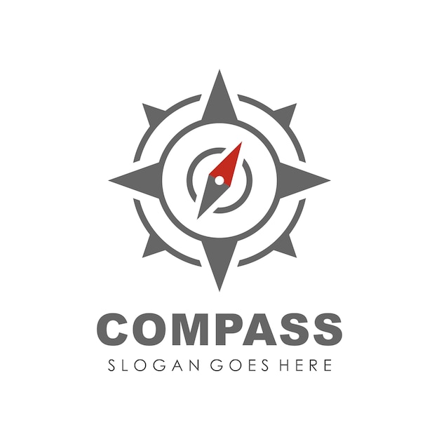 Vektor kompass-logo-entwurfsvorlage