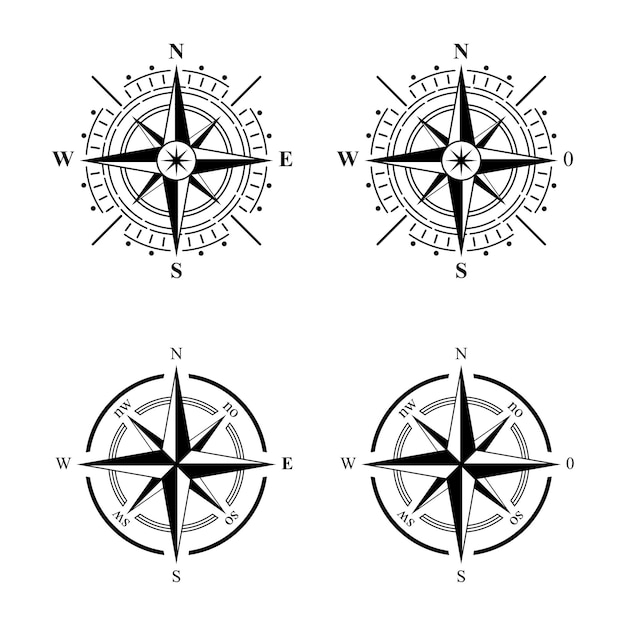 Kompass-symbol kompass-rose navigator trekking navigator