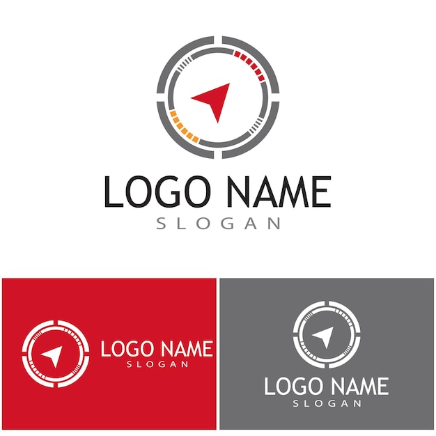 Kompass-symbol vektor-illustration-design-logo-vorlage