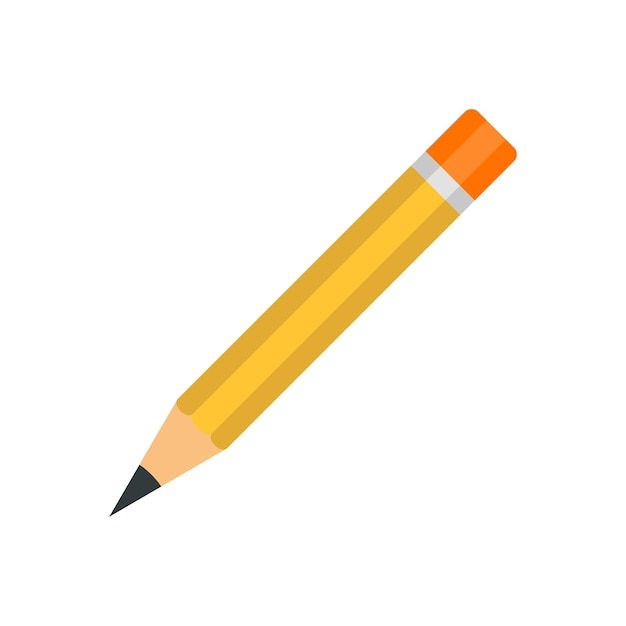 Konstruktions Bleistift-Symbol Flach-Illustration des Konstruktionsbleistift-Vektor-Symbols für Web-Design