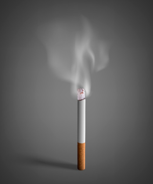 Vektor konzept der raucherentwöhnung. illustration