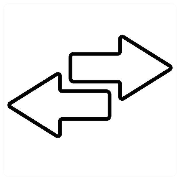 Konzept des Weg-Symbols