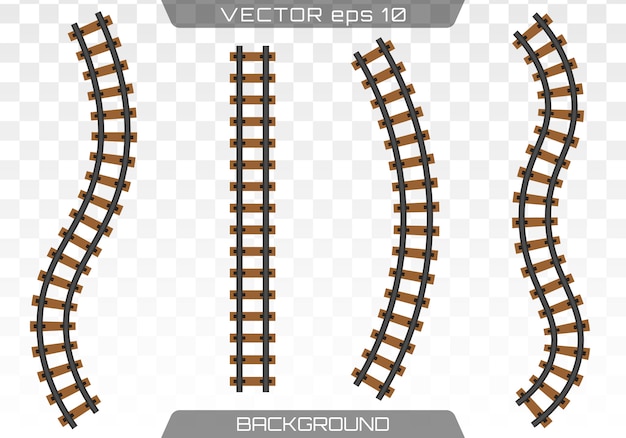 Vektor konzept des zugtransports, metro, eisenbahn.