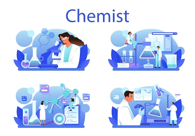 Konzeptset für chemiker