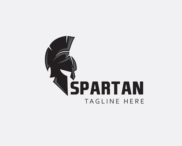 Kopf spartanisches Logo spartanisches Logo