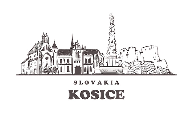 Kosice stadtbild, slowakei