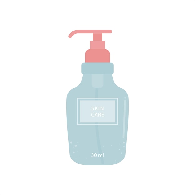 Kosmetische tube flasche creme symbol