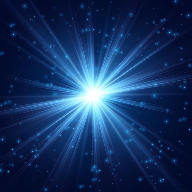 Kosmische Ausstrahlung feines Licht