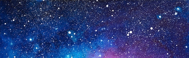 Kosmische Vektorgrafik Schöner bunter Raumhintergrund Aquarell Kosmos