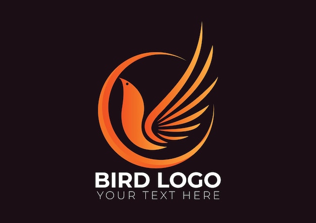 Kostenlose vektor-vogel-logo-vorlage