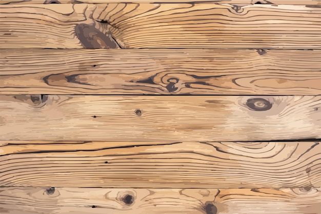 Kostenloser Vektor realistischer Holztexturhintergrund