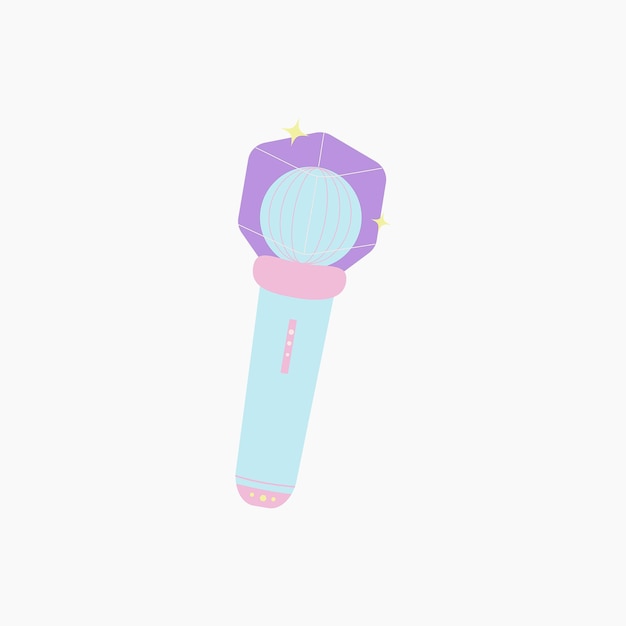 Vektor kpop lightstick-illustration