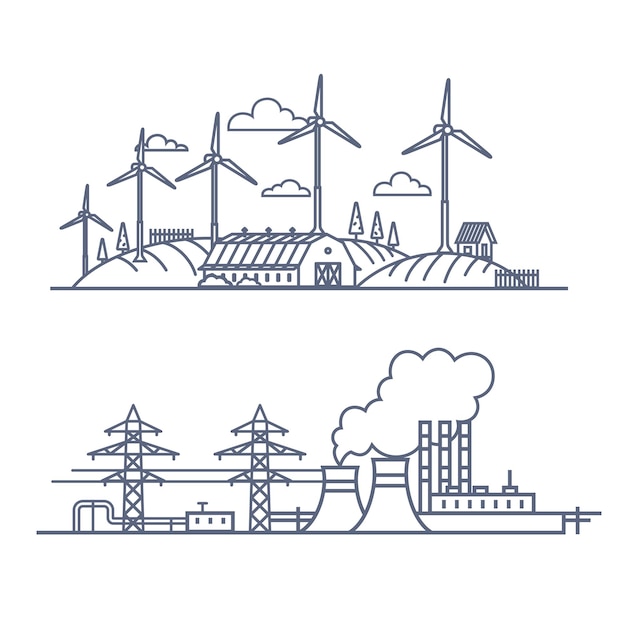 Kraftstoffenergie vs. ökostromkonzept