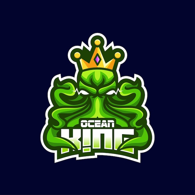 Kraken oder oktopus-esport-logo