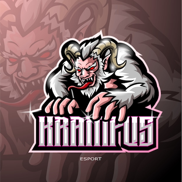 Krampus esport logo design