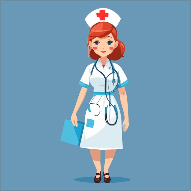 Krankenschwester-Illustrationsvektordatei