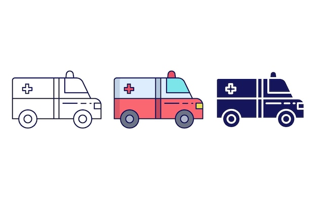 Vektor krankenwagen-vektor-symbol