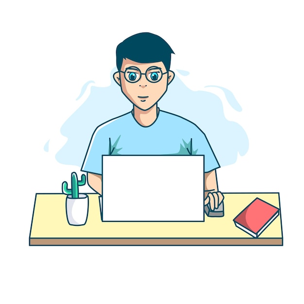 kreative Arbeiter-Vektor-Illustration