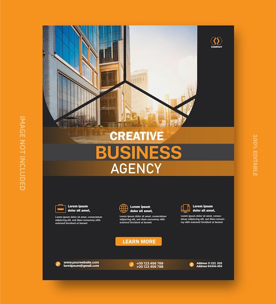 Vektor kreative business-flyer-design-vorlage