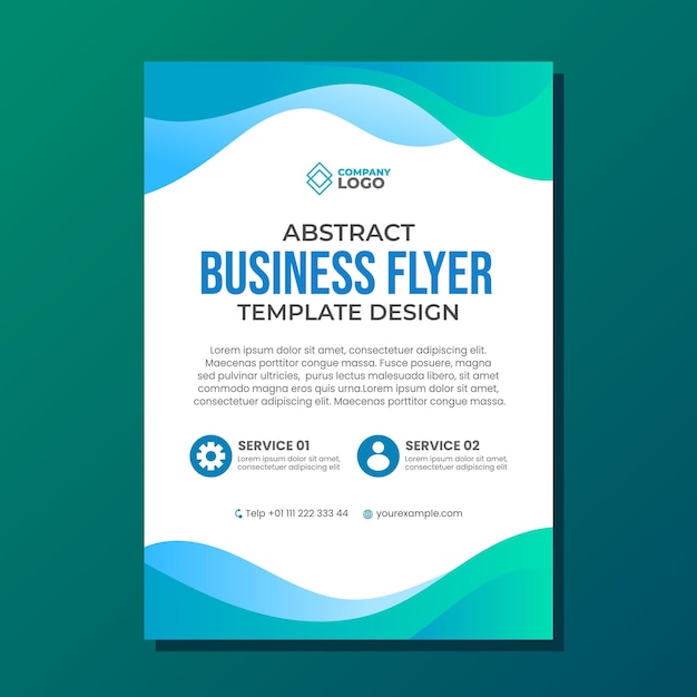 kreative Business-Flyer Vorlage