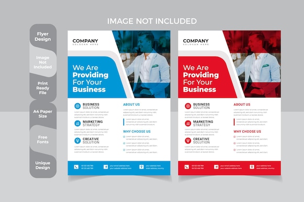 kreative Corporate abstrakte Form trendiges Flyer-Magazin-Broschürendesign mit kreativem Design