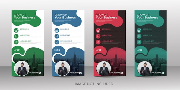 Kreative DL Flyer Designvorlage