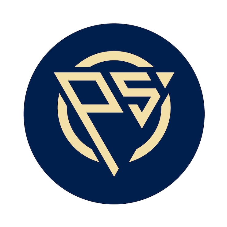 Vektor kreative einfache initial monogram ps-logo-designs