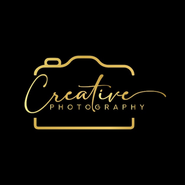 Kreative fotografie logo-vorlage fotografie logo-vektor inspiration signatur logo-konzept