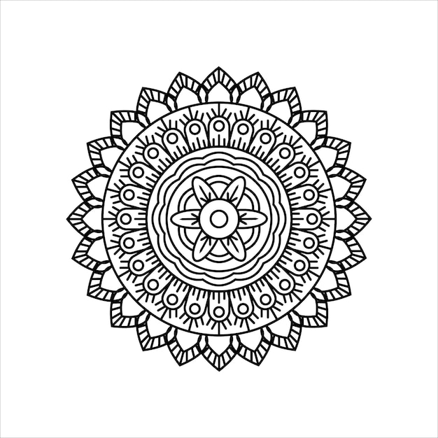 Kreative gliederung mandala