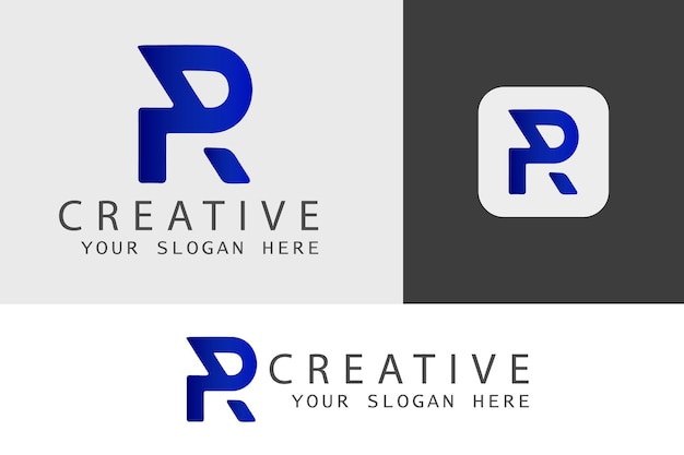 Kreative rp-brief-logo-vorlage