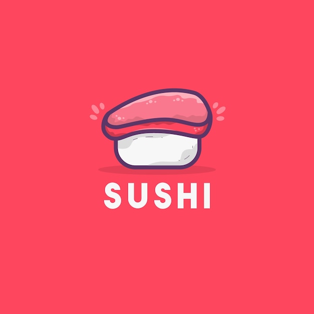 Kreative sushi-symbol-logoillustration