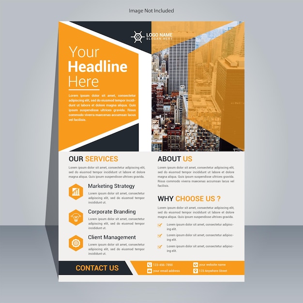 Kreative und Corporate Flyer Design-Vorlage