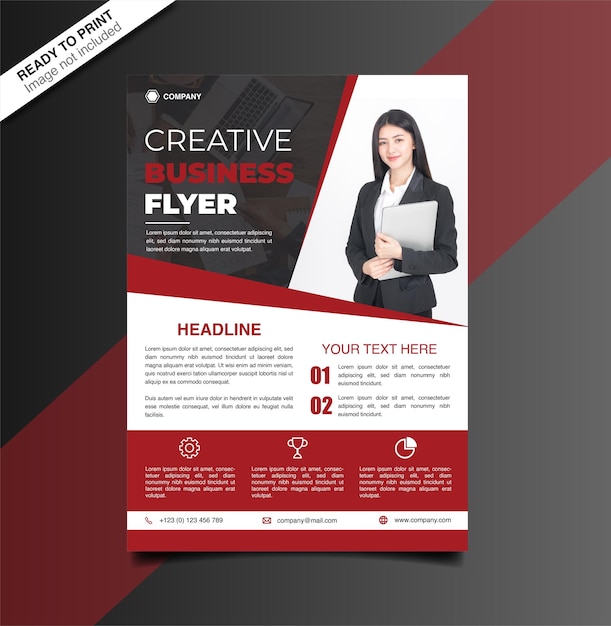 Kreativer business flyer