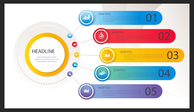 Kreativer Infografik-Design-Vektor