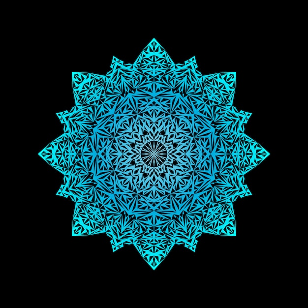 Kreativer luxus-mandala-hintergrund