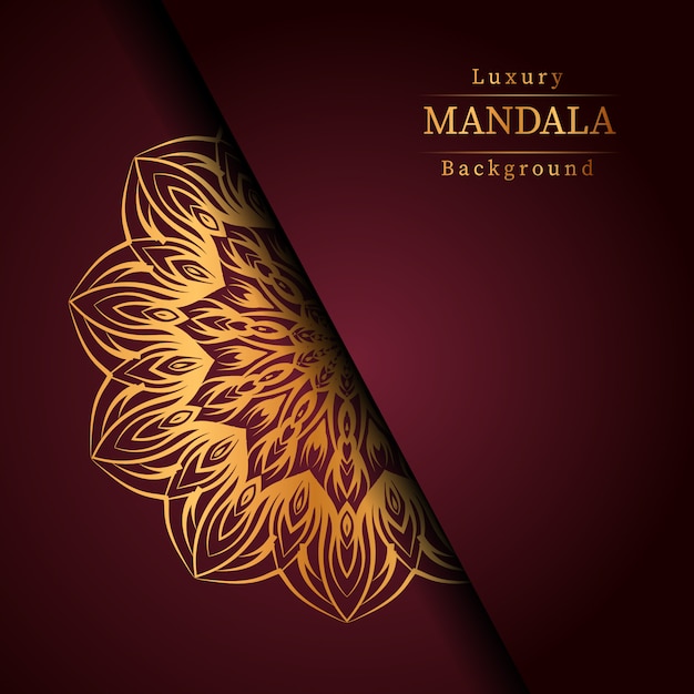 Kreativer Luxus-Mandala-Hintergrund