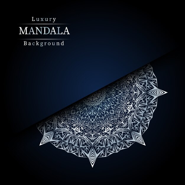 Kreativer Luxus-Mandala-Hintergrund