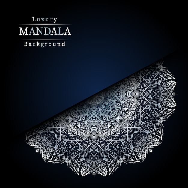 Kreativer Luxus-Mandala-Hintergrund