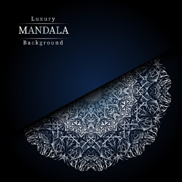 Kreativer Luxus-Mandala-Hintergrund