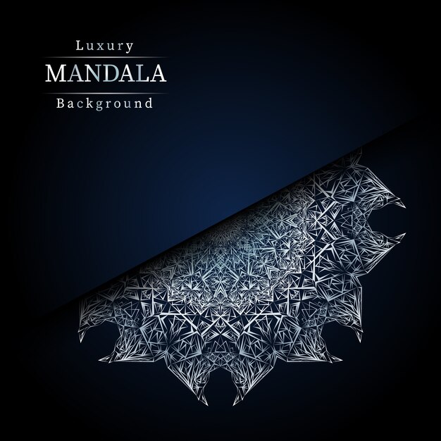 Kreativer Luxus-Mandala-Hintergrund