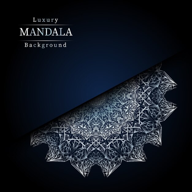 Kreativer Luxus-Mandala-Hintergrund