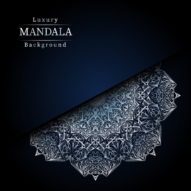 Kreativer Luxus-Mandala-Hintergrund